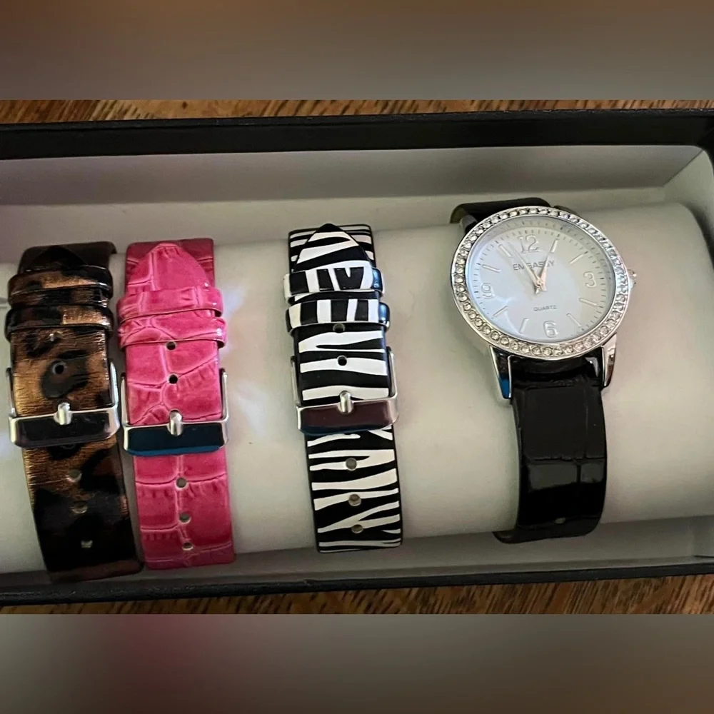 New Embassy ladies watch plus interchangeable bands